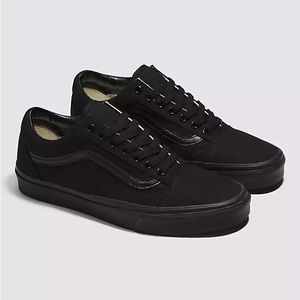 Black Canvas Vans